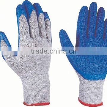 latex coated cotton glove/cheap mechanic gloves