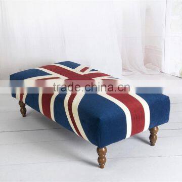 S-1501 2015 New Design Fabric Union Jack Ottoman Quality Choice photo-2