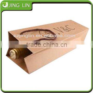 Hot selling lead free printed kraft paper bag with handle