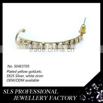 Ear crawler 925 sterling silver for lady's ear cuff 925 silver