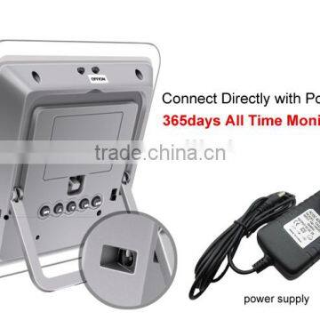 1080P IP Mirror Clock Wifi Hidden Camera With Alarm Sensor Quality Choice