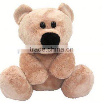 big teddy bear custom plush toy/plush brown bear toy/soft plush brown bear toy