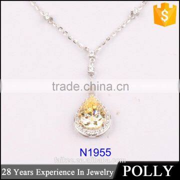 925 Sterling Silver Jewelry, Zircon Pendant Wholesale in PANYU photo-6
