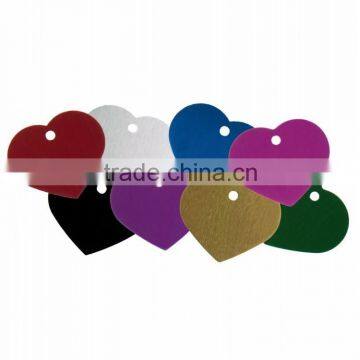 Aluminum Customized Pet Love Heart Dog Tags