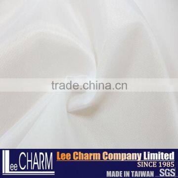 Made in Taiwan 180T 100 Polyester Bleaching Pongee Taffeta Fabric for Artificial Flower Decoration