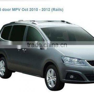 car rack whispbar for Seat Alhambra 5 door MPV Oct 2010 - 2012 (Rails)