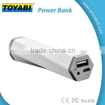 Good Quality Lipstick Power Bank 1800mah Power Bank With Led Torch Light photo-2