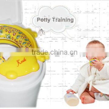 PM2699 2014 Karibu High Quality Eco-friendly Cheap Cartoon Design PVC Soft Padded Potty Seat