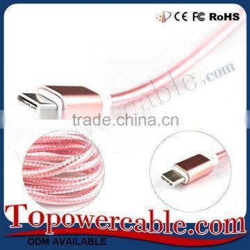 Usb 3.1 Cable Double Sided Usb Cord Usb Connector Type C Nylon Cable photo-2