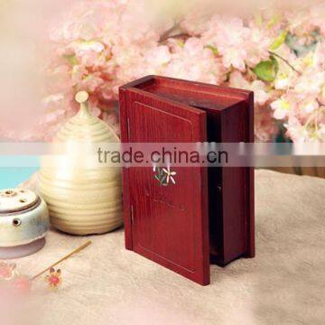 High Quality Lacquered Wooden Box for Jewelry Wholesales, Fake Book Shape of jewellery box, makeup box for home use