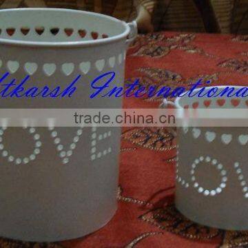 Love Tea light holder/Antique tea light holder