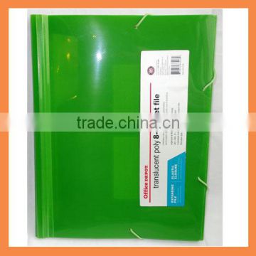 Translucent poly 8-pocket File