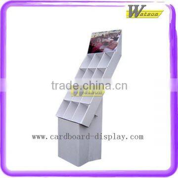 Promotion Supermarket Paper Floor Stand Compartment Display photo-1