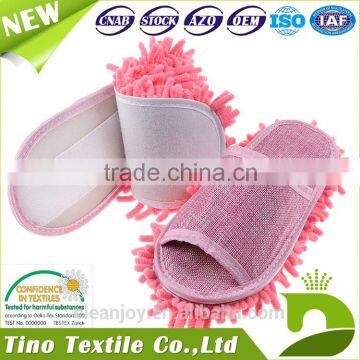 Detachable Microfiber Mop Slipper Customized Washable Cleaning Dusting Slippers