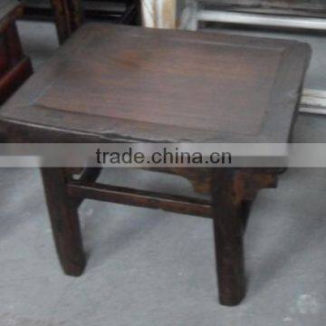 Antique chinese old wooden stool LWS088