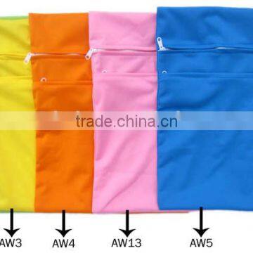 2016 AnAnBaby Best Printed Double Pocket Chevron Baby Diapers Wet Bags photo-2