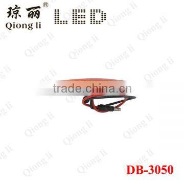 NEW PC Lens Chrome Housing Super Bright Oval Amber Super Bright LED Side Light