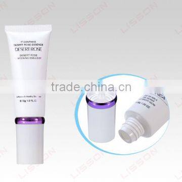 Cosmetic Round Uv Protection Cream Soft Pump Head Plastic usage Tube