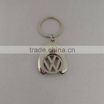 keychain trolley coin unique design custom logo metal keychain coin