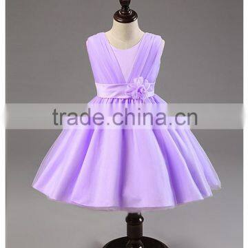 China Party Dress for 2-12 Years Old Girls V Neck Lace Evening Dresses Sleveeless Dress Girl Best Dress for Farewell Party photo-4