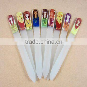 Beauty Elegent durable Colorful Gradient Glass Nail File Sunshine Nail File