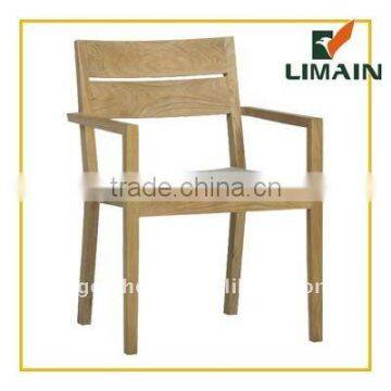 Teak outdoor chair without cushion