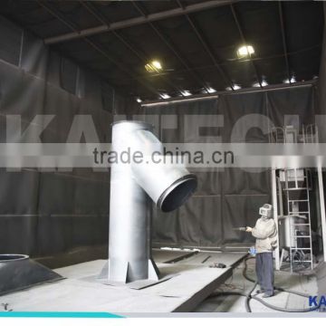 Shandong kaitai sandblasting room/sand blasting booth with CE&SAE standard