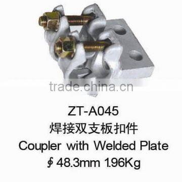 High Quality Scaffolding Coupler with Welded Plate ZT-A045