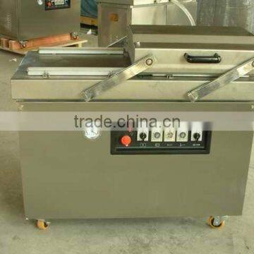 automatic double chamber plastic bag sealing machine with CE certificate