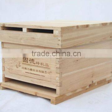 High quality standard ten frame single level Chinese fir wooden beehive