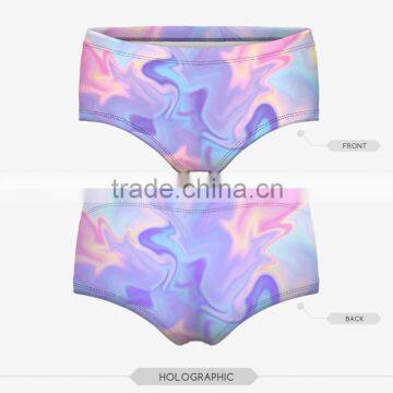 Nylon Summer Panties Pug Dog Cut Cat Sexy Girls Tight Lingerie Stretchy Underpanties 3d Digital Full Print Custom Hot Sale photo-4
