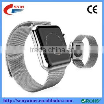 2016 High quality Magnet Stainless steel for apple watch milanese loop