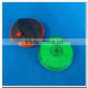 plastic flash round led bike light for promotion