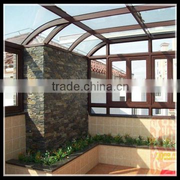 2013 Aluminum material sunroom with Tempered glass