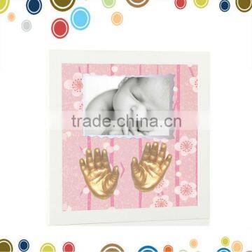 Lovely baby gift baby handprint picture frame mouldings