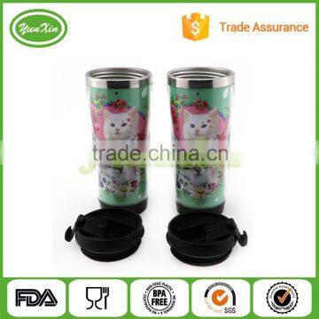 Wholesale Custom Double Wall Stainless Steel Tumbler With DIY Design Paper Insert photo-3