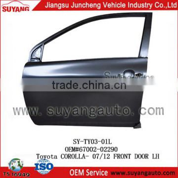 Front car door for Toyota Corolla 07-12 toyota auto spare parts 67002-02290