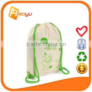 New products standard size canvas tote bag backpack