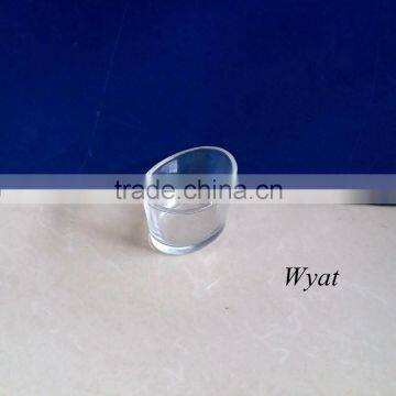 Small Ship Ingot Shape Glass Candle Holders for Home Decoration photo-3