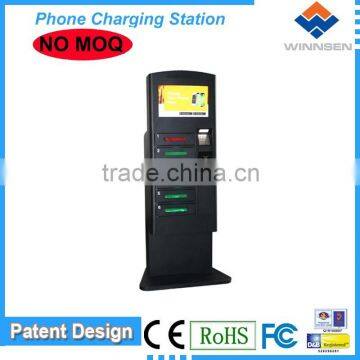 Wi-Fi / Ethernet Connection Public Mobile Phone Charging Kiosk With Network Digital Signage Function APC-06B photo-5