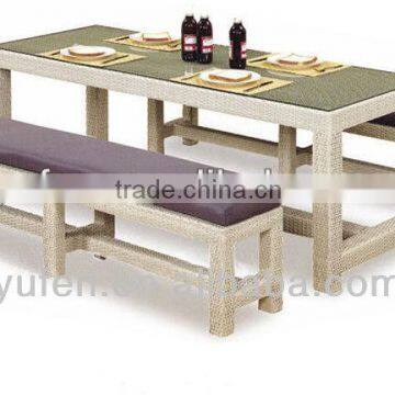 outdoor wicker high dining bar set YF2199