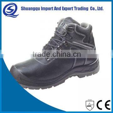 Seamless Oil-Proof Light Duty High Ankle Safety Shoes