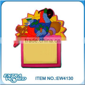 cartoon parrot 3d pvc photo frame