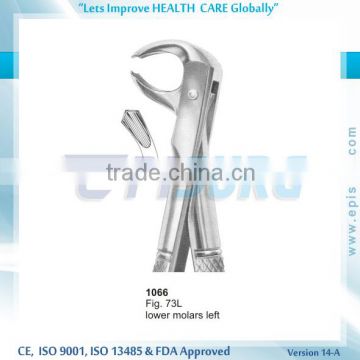 Extraction Forceps, lower molars left, Fig 73L, Periodontal Oral Surgery