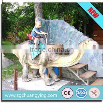 2016 children amusement park new product electric ride a lifelike dinosaurs seats