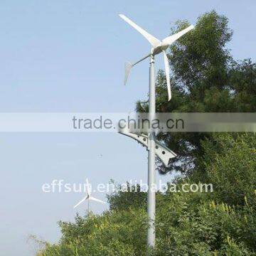 40W solar wind streetlight, 300w wind turbine with 100w solar panel and 40w led lamp