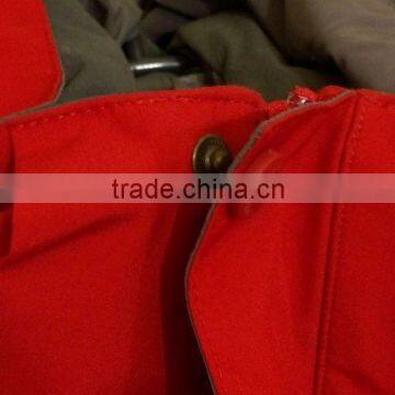 The Snow Jacket Use Plastic Covered Top Metal Ring Snap Button