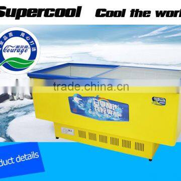 SD-2000D Glass Door Chest Freezers Commercial Solar Freezer Industrial Freezer Price photo-6