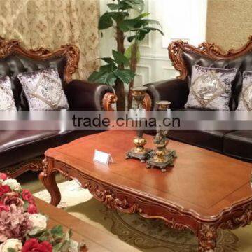 China Sofa Solid Wood Carving Sofa French Antique Bedroom Furniture Sets photo-3