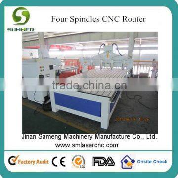 1325 four spindles cnc copy router machine